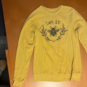 Yellow Bee Print women’s in Sweat shirt